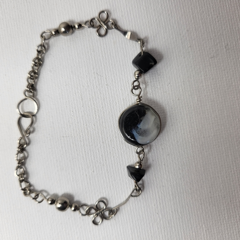 Yin Yang Design Bracelet - Handmade to Order